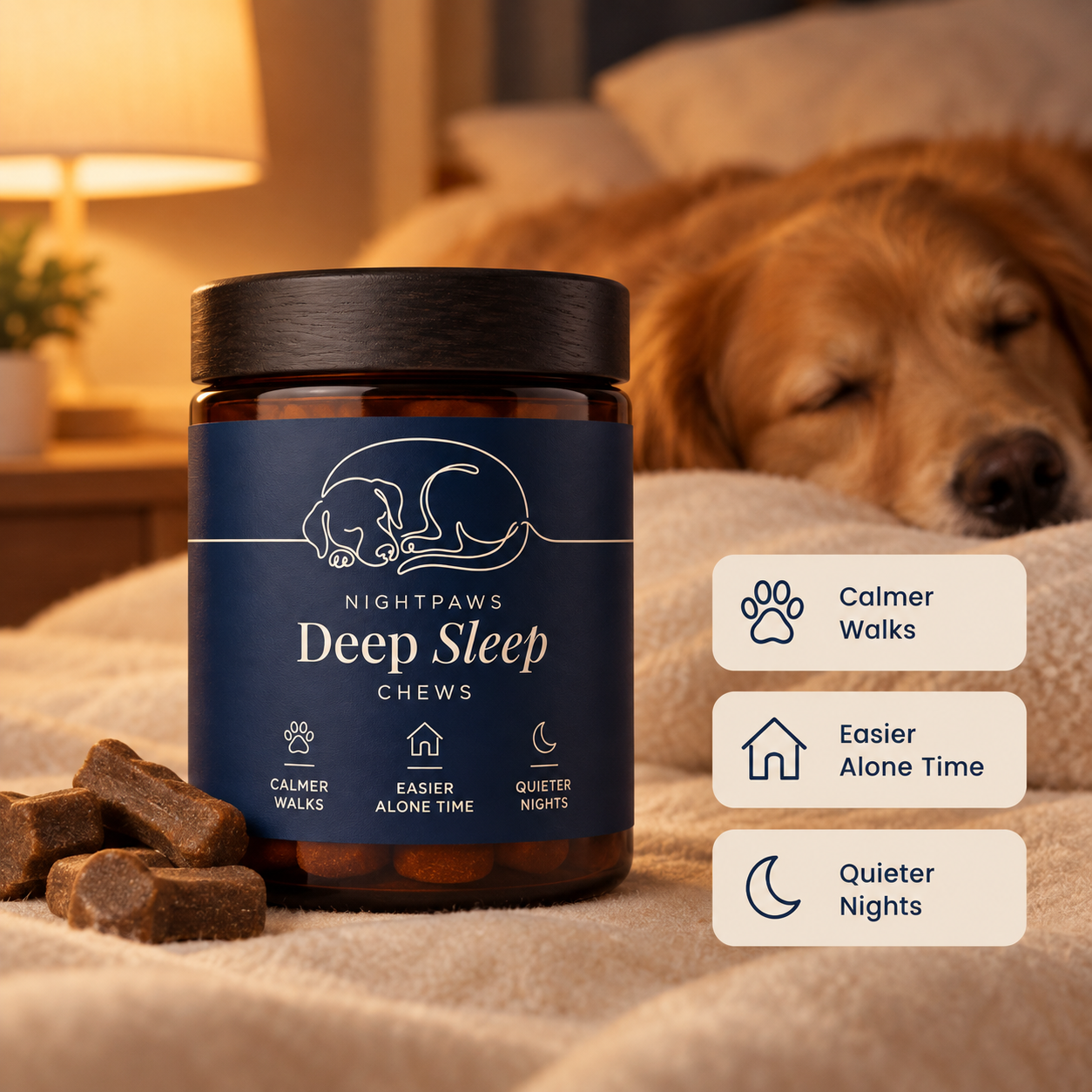 Calmer days start with deeper nights.